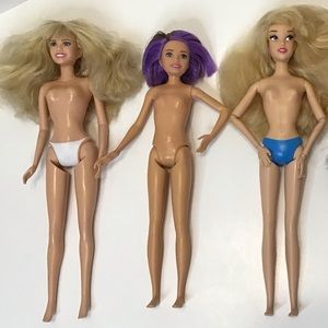 Five Barbies